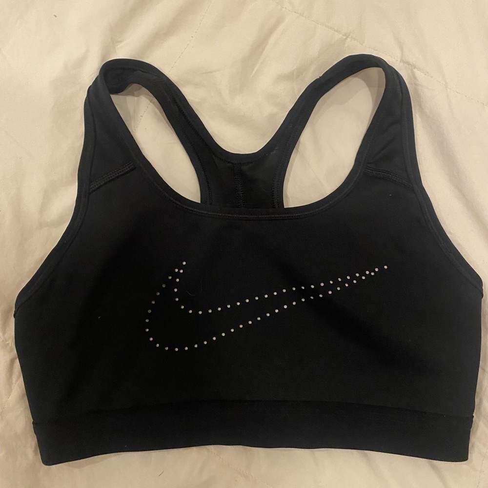 Nike cut out back bra
